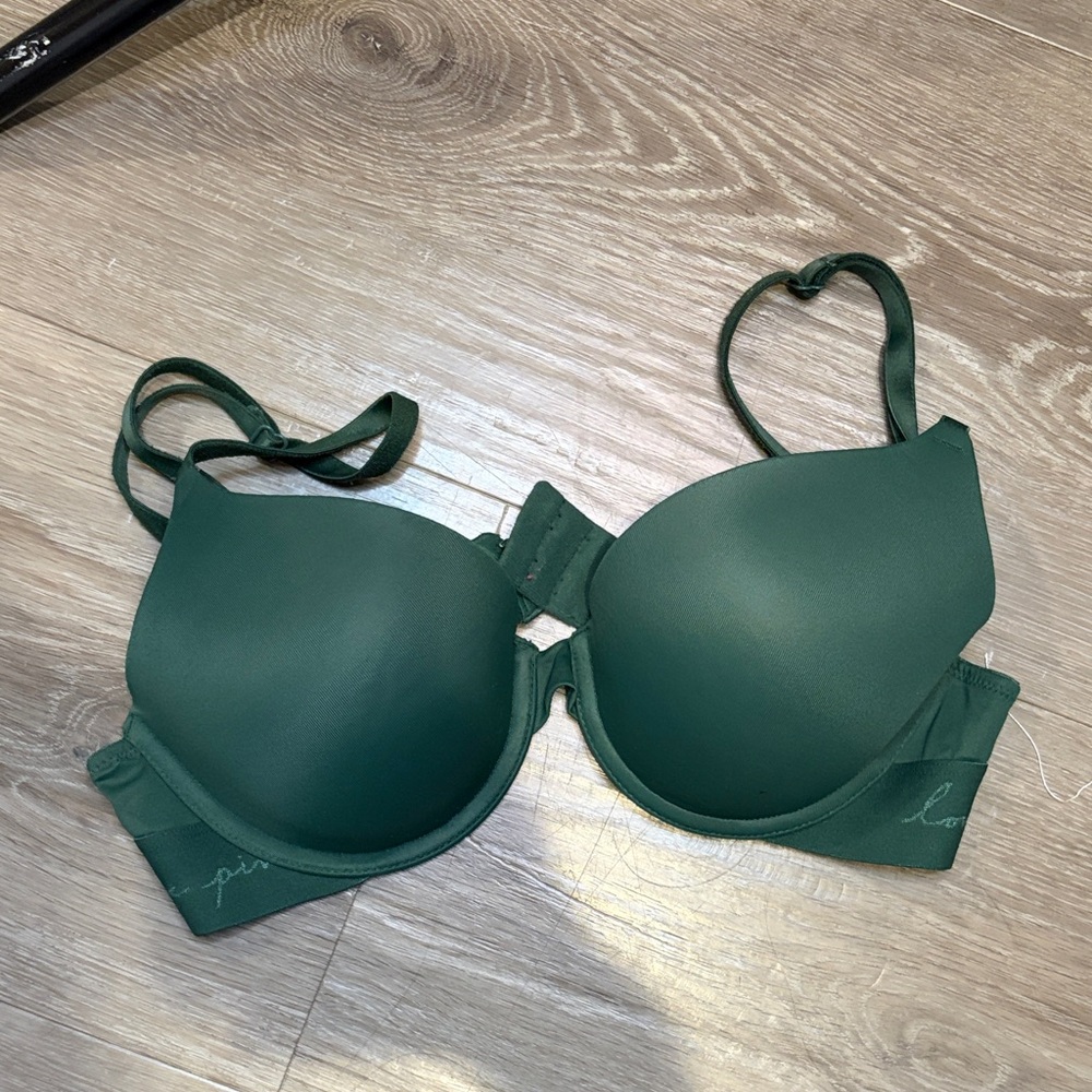 PINK Victoria's Secret Deep Green Bra